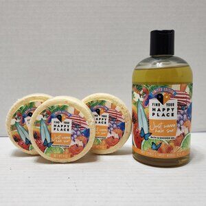 New Find Your Happy Place - Just Wanna Have Sun! - Gel & 3 Bath Bombs